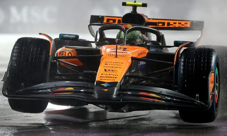 F1 Las Vegas GP live updates: Qualifying underway on rainy track, Lewis Hamilton out in Q1