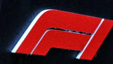 F1 Marshals have to flee the Las Vegas GP track after Turn 1 clean up