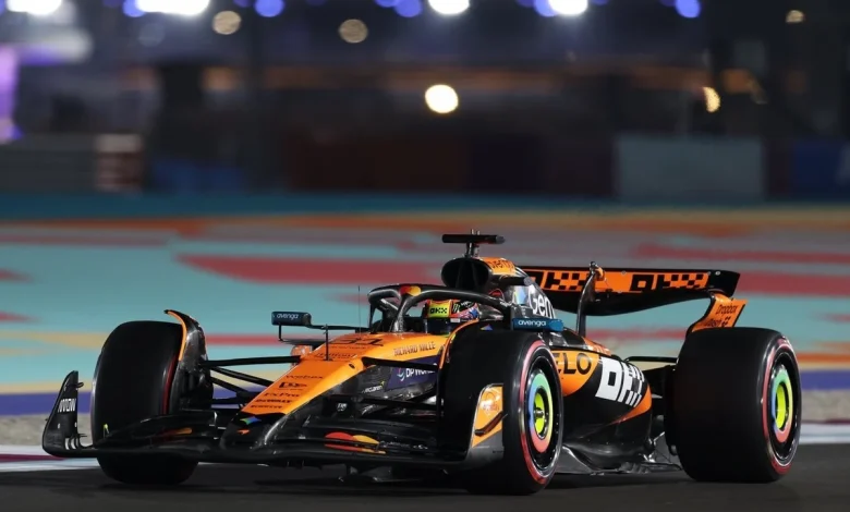 F1 Qatar GP: Piastri bolts to sprint race pole from Russell and Norris