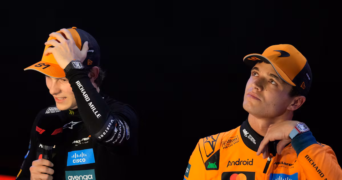 F1 championship leader Norris ‘disappointed’ not to beat McLaren teammate Piastri to Qatar GP pole