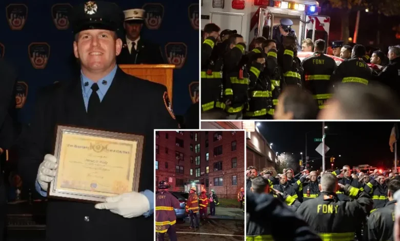 FDNY firefighter Patrick Brady killed battling five-alarm blaze in Brooklyn