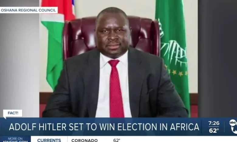Fact or Fiction: Politician named Adolf Hitler set to win election in southwestern Africa?