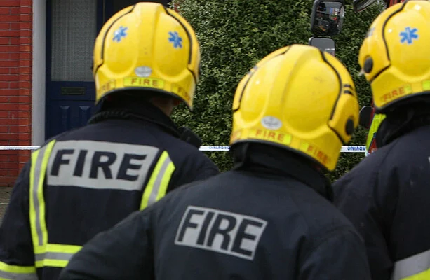Families rescued from blaze after fireworks thrown into Drogheda Ipas centre