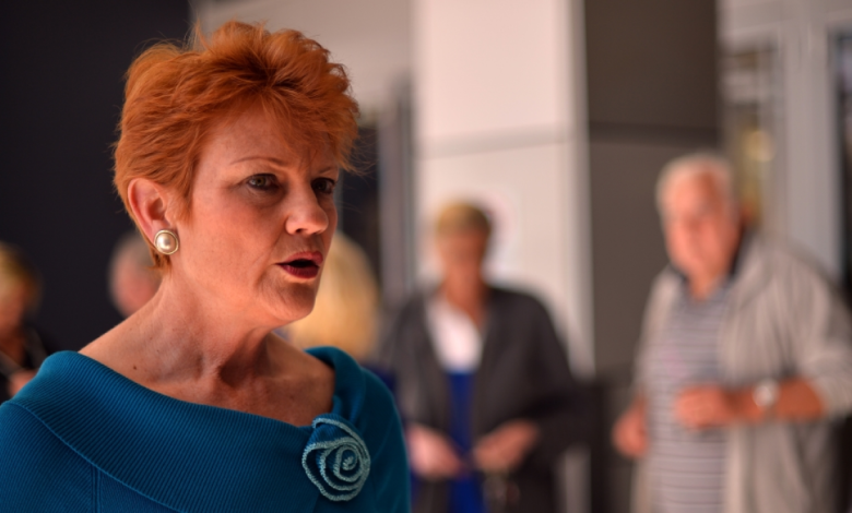 Far-right politician prompts fury with burqa antics in Australian parliament