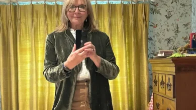 Fern Britton continues to show off five stone weight loss in velvet jacket