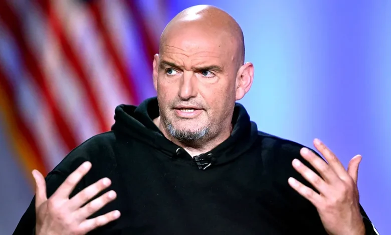 Fetterman hospitalized after fall near home in Pennsylvania