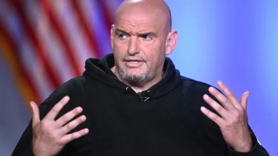 Fetterman says he’s back home after a fall put the Pennsylvania senator in the hospital