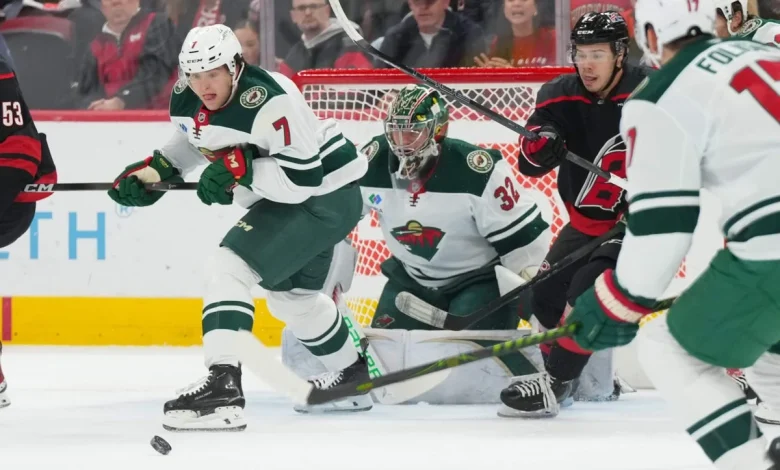 Filip Gustavsson rebounds after wacky first period, but Wild fall short: Takeaways - The Athletic