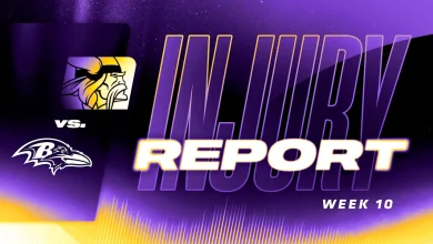 Final Vikings vs. Ravens Injury Report for Week 10 of 2025
