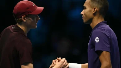 Finales de l’ATP | Auger-Aliassime s’incline en deux manches contre Sinner