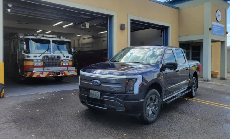 Fire, Water and Electricity: Why This Fireman Loves His F-150 Lightning