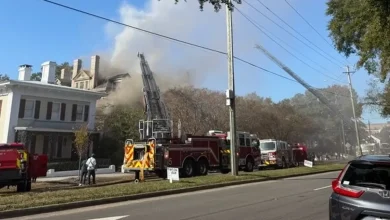Fire breaks out at historic building in downtown Wilmington