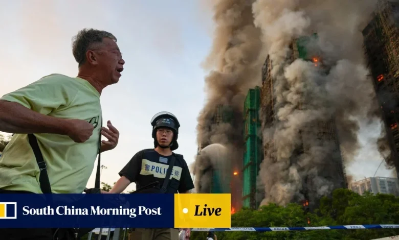 Firefighter, 3 others dead, 8 hurt as blaze engulfs blocks in Hong Kong’s Tai Po