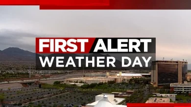 First Alert Weather Day: Showers Ahead for Southern Nevada with Drier Conditions Expected Next Week