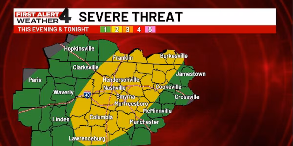 First Alert Weather Days: Severe storm threat late today