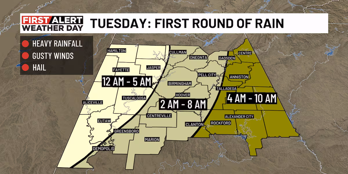 First Alert Weather: First Alert Weather Day begins after midnight