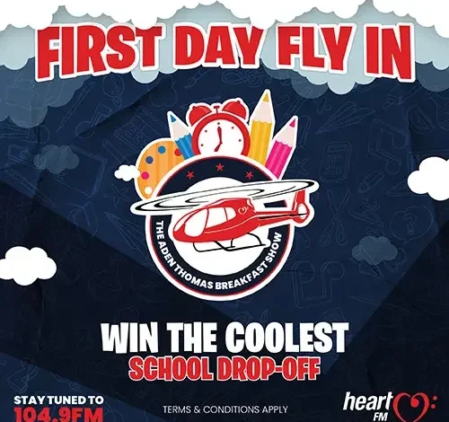 First Day Fly-In is back! Win the coolest school drop off.