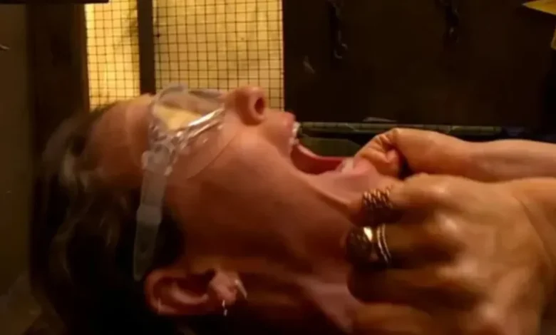 First look as TERRIFIED Vogue screams through I'm A Celeb trial with snakes