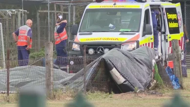 Five children hurt after jumping castle became untethered in Sydney