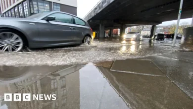 Flash floods hit Coventry city centre after heavy rain
