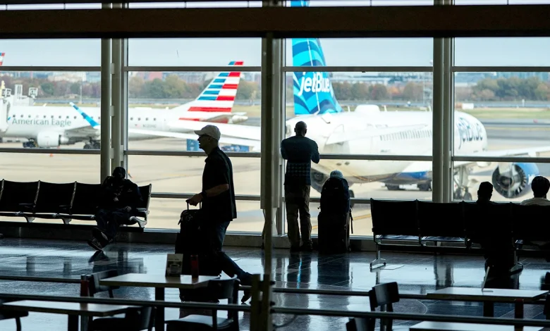 Flight delays and cancellations mount as FAA cuts to air traffic enter second day