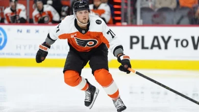 Flyers place Tyson Foerster on injured reserve with lower-body injury