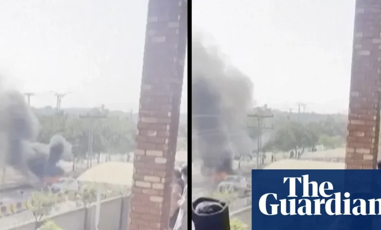Footage shows moments after deadly terror attack in Pakistan – video