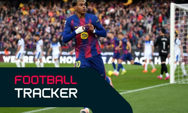 Football Tracker: Premier League, Bundesliga, Serie A, LaLiga & Ligue 1 scores and team news