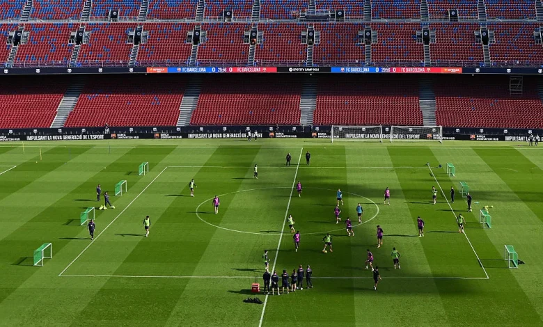 🏟️Football returns: final touches at Camp Nou