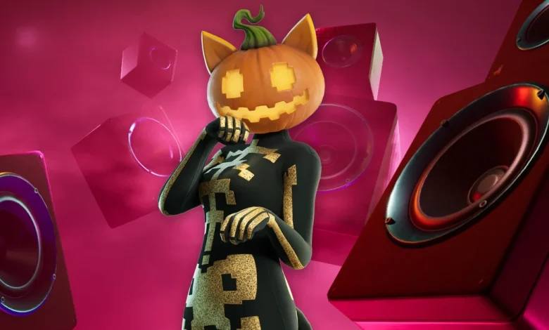 Fortnite Spice skin price and leaving date for the Meow-o'-Lantern collection