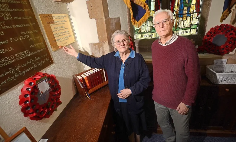 Four new names added to Claverdon memorial in time for Remembrance Day