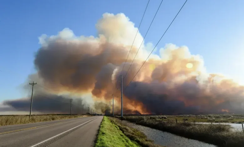 Four states warned of freezing temperatures and fires at the same time