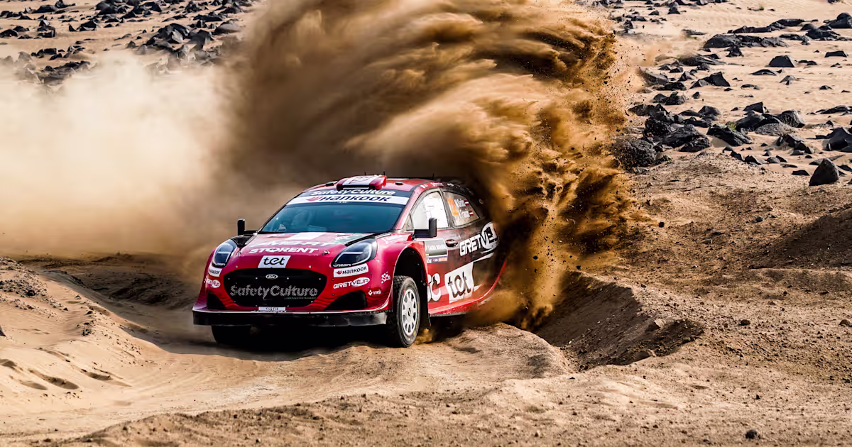 Fourmaux leads by 2.4s in Saudi as Ogier–Evans title fight goes to the wire