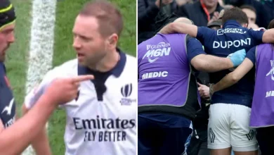 France-Afrique du Sud : "Parfois, les joueurs se blessent…" Les Bleus retrouvent l’arbitre du match où Antoine Dupont s’est blessé
