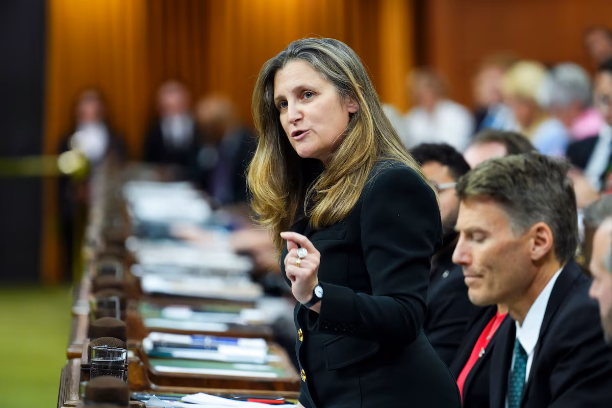 Freeland to remain Ukraine envoy after starting new job at Rhodes Trust, PMO says