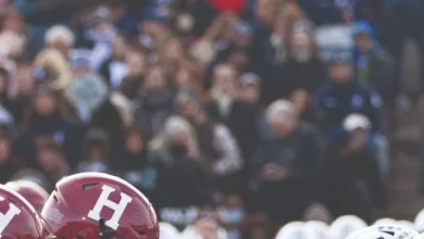 From @the.crimson.sports: Harvard and Yale will face off for the 141st time on Saturday — and with a playoff bid on the table and a chance for the Crimson to secure its first solo title in over a decade, the stakes have never been higher. The Crimson has assem