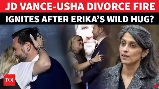 From Hug To Heartache? Erika Moment Fuels JD Vance–Usha Split Talk | Watch