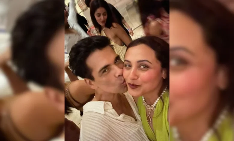 From Shah Rukh Khan's Alibaug Birthday Bash, Karan Johar And Rani Mukerji's Blockbuster Selfie. There's A Photobomber Too