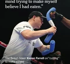 From The Athletic: "Cutting" is the controversial way boxers lose weight to make themselves eligible to fight. They use saunas, sweatsuits, diuretics, steam rooms and hot water immersions to accomplish this, and it can be dangerous for their health. https://nyti.