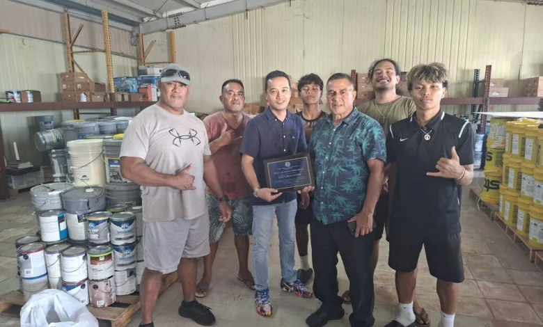 Full Circle Saipan donates $30K in paint for Precinct 3 beautification projects