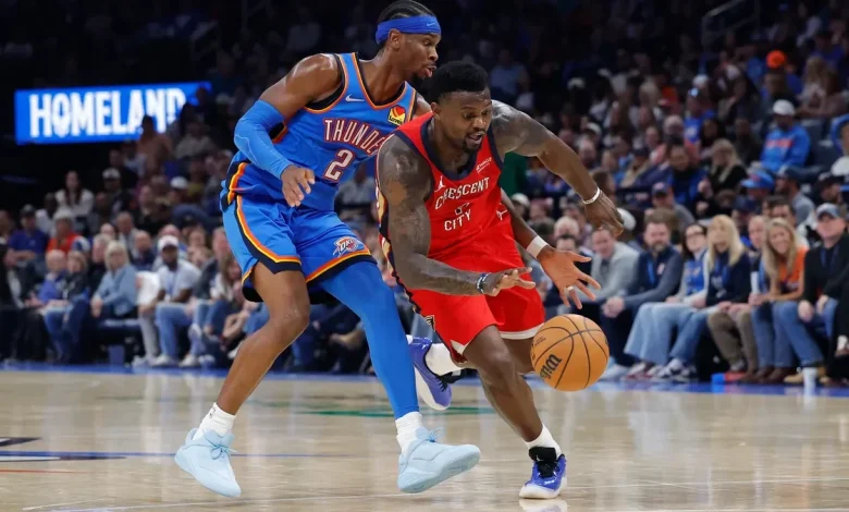 Full injury report for Monday's Thunder vs. Pelicans matchup