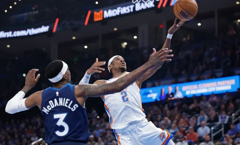 Full injury report for Wednesday's Timberwolves vs. Thunder matchup