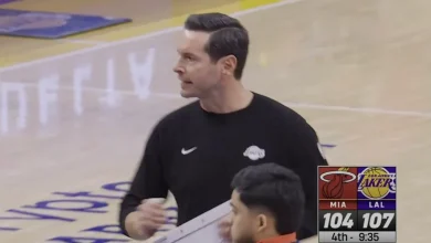 Furious JJ Redick Calls Intense Timeout After Lakers Give Up Fourth Quarter Basket