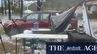 Further storms possible after freak hailstones hit SEQ