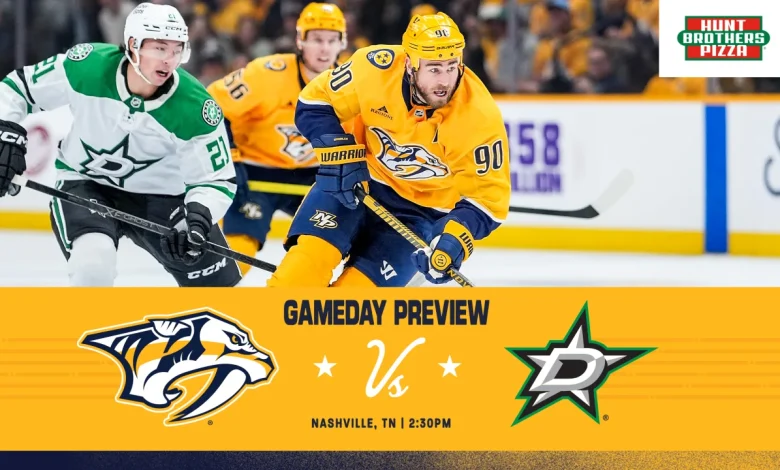 GAME DAY: Stars vs. Preds, November 8