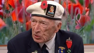GMB star rushes to comfort WW2 veteran as he admits 'the sacrifice wasn't worth it'