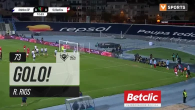 GOLO! Benfica, R. Rios aos 73', Atlético CP 0-1 Benfica