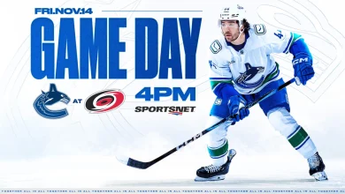 Game Notes: Canucks at Hurricanes