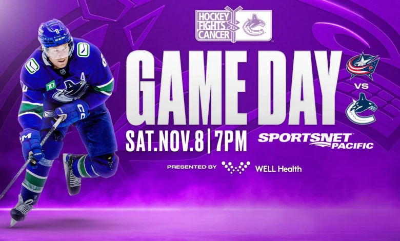 Game Notes: Canucks vs. Blue Jackets