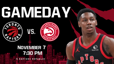 Gameday: Raptors @ Hawks, November 7